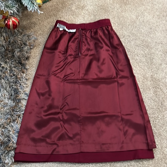 Vintage The Villager Dry Cleaned Wool ILGWU Pencil Skirt Union Made 0-2 EUC - Picture 4 of 10